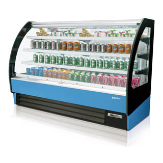 Infrico USA IDC-VBR18N Pastry Display Cases Curved Glass,INF-IDC-VBR18N, Chef's Deal